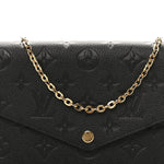 Empreinte Pochette Felicie Chain Wallet Black