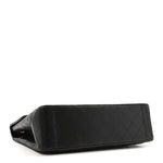Lambskin Quilted XL Jumbo Single Flap Black