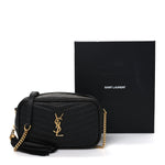 Grain De Poudre Matelasse Monogram Mini Lou Camera Bag Black