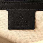 Boarded Plutone Calfskin Small Horsebit 1955 Top Handle Bag Black