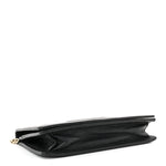 Pebbled Calfskin Soho Wallet On Chain Black