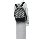 Oblique Calfskin 8 Backpack Beige Black