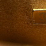 Metallic Lambskin Quilted Walk Of Fame Star Bag Gold