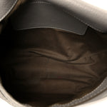 Calfskin Medium Marcie Round Crossbody Bag Cashmere Grey