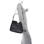 Smooth Calfskin Medium Camille 16 Soft Bag Black