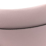 Grained Calfskin Mini Saddle Bag Light Pink