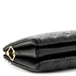 Lambskin Embossed Monogram Coussin PM Black