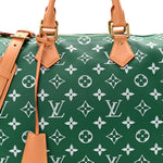 Calfskin Monogram Speedy P9 Bandouliere 40 Green