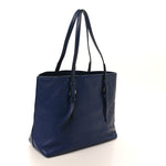 Saffiano Cuir Medium Double Handle Tote Bluette