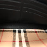 Calfskin Vintage Check Hannah Wallet with Detachable Strap Black