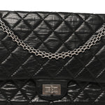 Aged Calfskin Quilted 2.55 Reissue 226 Flap Black