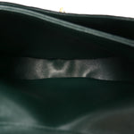 Lambskin Quilted Rocking Horse Shoulder Bag Black
