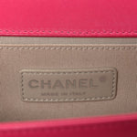 Lambskin Quilted Medium Boy Flap Pink