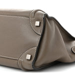 Drummed Calfskin Micro Luggage Souris