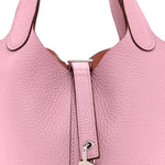 Taurillon Clemence Picotin Lock 18 PM Mauve Sylvestre