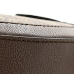 GG Supreme Monogram Web Mini Ophidia Round Shoulder Bag Brown