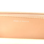 Caviar Quilted Wallet on Chain WOC Beige