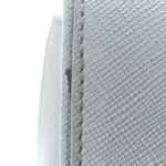 Saffiano Lux Sound Top Handle Light Blue