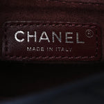 Calfskin Stitch CC Small Flap Navy Blue