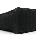 Nylon Cannage Large Lady Dior Black