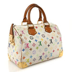 Monogram Multicolor Speedy 30 White