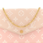 Empreinte Spring in the City Felicie Pochette Chain Wallet Pink Beige Yellow