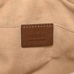 Glazed Calfskin Matelasse Diagonal Small GG Marmont Chain Shoulder Bag Cuir