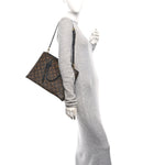 Monogram Flower Tote Black