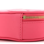 Calfskin Embroidered Monogram Pop My Heart Bag Pouch Dragon Fruit Pink