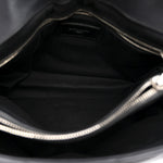 Calfskin Y Quilted Monogram Medium Loulou Chain Satchel Storm
