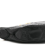 Calfskin GG Matelasse Mini Hobo Shoulder Bag Black