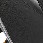 Grained Calfskin Saddle Bag With Strap Black
