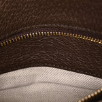 GG Supreme Monogram Textured Dollar Calfskin Blondie Chain Shoulder Flap Bag Beige Ebony New Acero