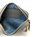Dollar Calfskin Super Mini GG Marmont Chain Shoulder Bag Deep Grey