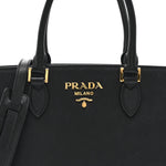 Saffiano Soft Calfskin Large Tote Black
