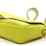 Nappa FF 1974 Embossed Baguette Wasabi