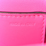 Nappa Monochrome One Stud Chain Clutch Pink PP