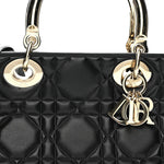 Lambskin Cannage The Lady 95.22 Black