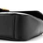 Calfskin Matelasse Small GG Marmont Shoulder Bag Black