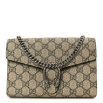 GG Supreme Monogram Mini Dionysus Chain Wallet Beige Taupe