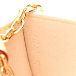 LV X TM Monogram Multicolor Pouch Metis Belt White