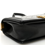 Caviar Quilted Medium Boy Flap Black