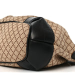 Diamante Medium Sukey Top Handle Bag Beige Black