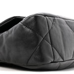 Goatskin Quilted Medium Chanel 19 Flap Black