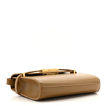 Smooth Calfskin Mini Manhattan Shoulder Bag Natural Tan