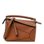 Calfskin Mini Puzzle Bag Tan