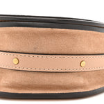Calfskin Suede Small Nile Bracelet Bag Biscotti Beige
