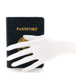 Crystal Traveler Passport Holder Jet