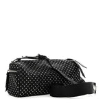 Re-Nylon Studded Shoulder Bag Black