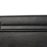Smooth Calfskin Monogram Medium Kaia Satchel Black